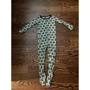 KicKee Pants Pretzel Footie Pajamas 4T Excellent Used Condition